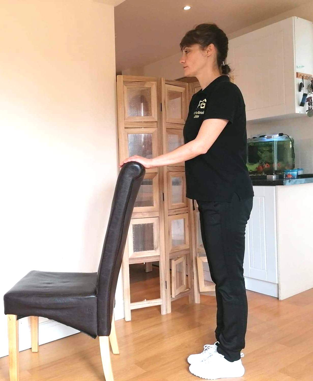 Standing hip extension Fit For Good