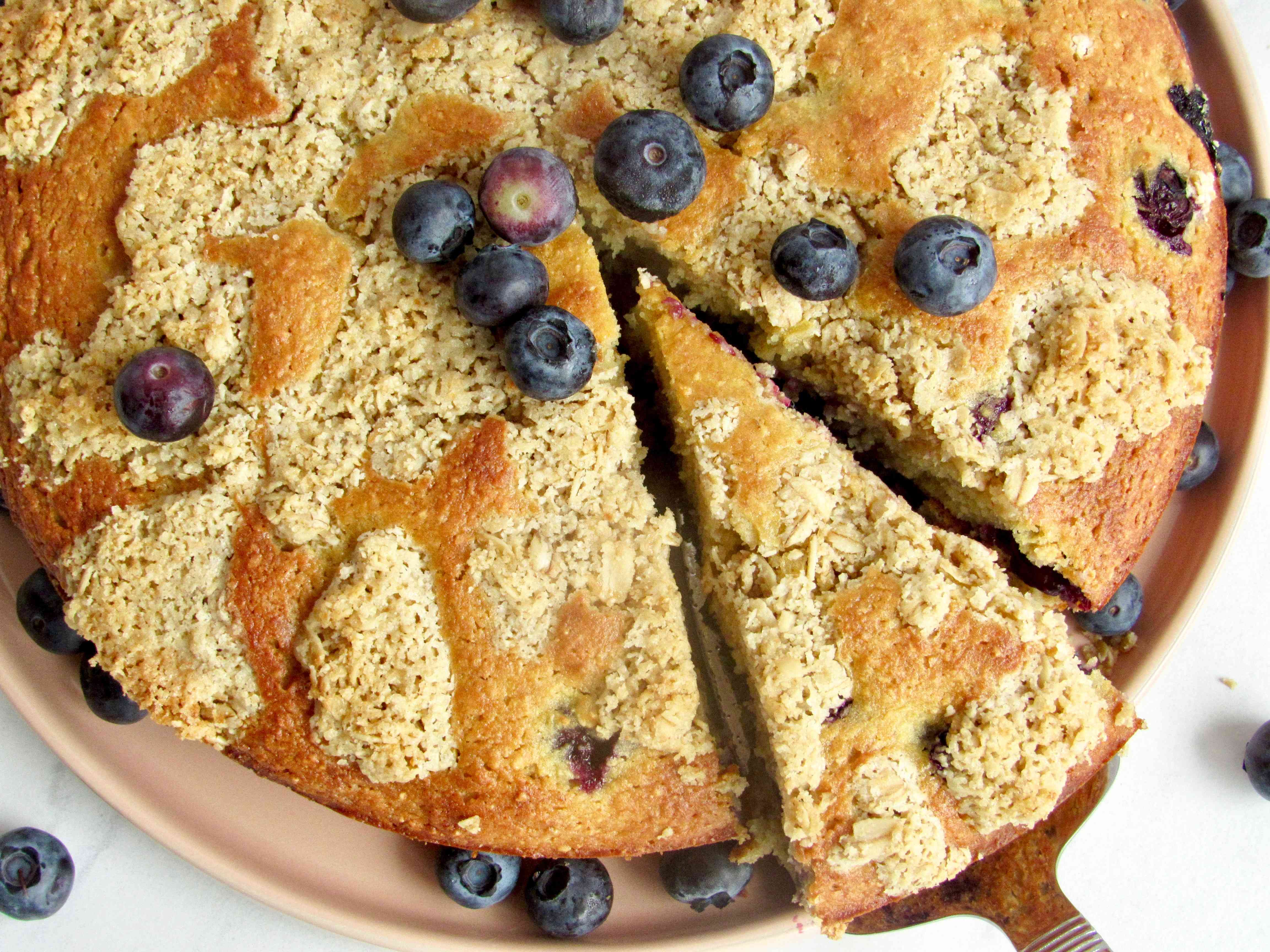 Gluten Free Blueberry Vanilla Crumb Cake Recipe Video Fit Mama Real Food
