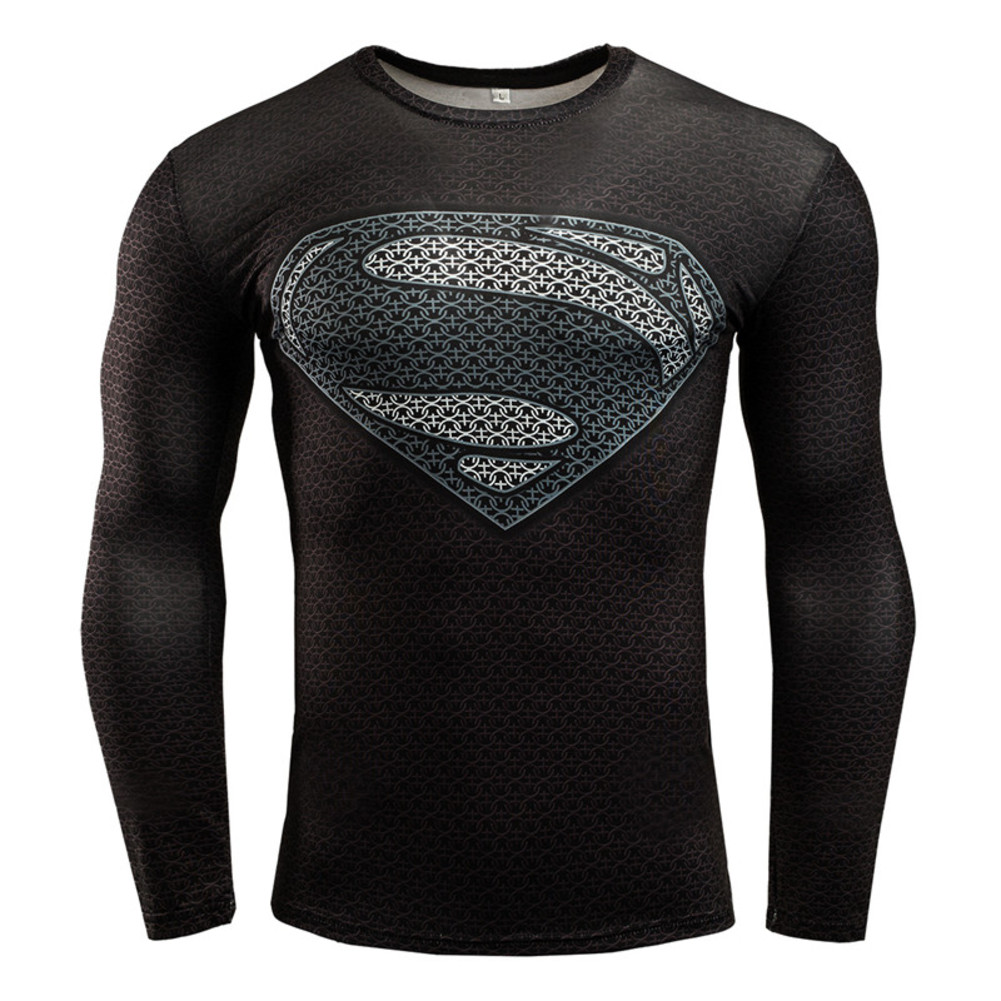 Superman Long Sleeve Compression Shirt PKAWAY