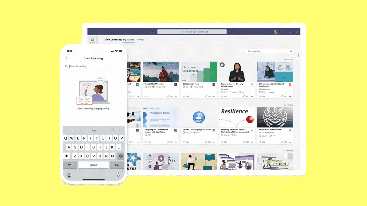 Fostering a culture of learning at Microsoft with Viva.