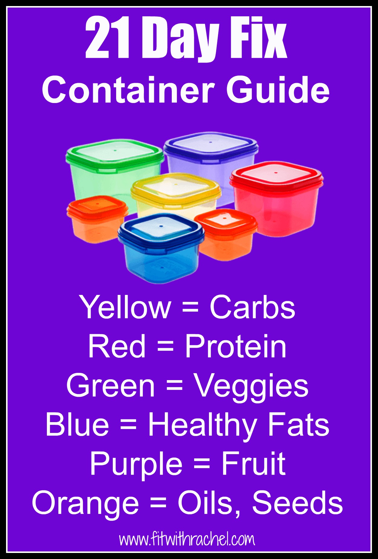 21 Day Fix Meal Plan Fit with Rachel