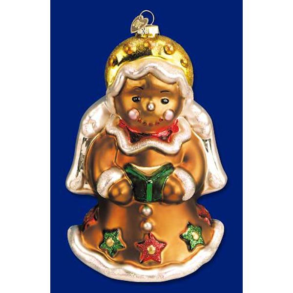 Old World Christmas Gingerbread Angel Glass Ornament Fitzula's Gift Shop
