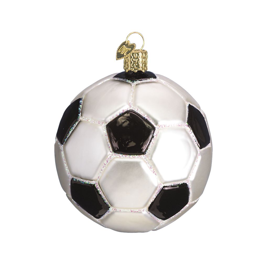 Old World Christmas Soccer Ball Glass Ornament Fitzula's Gift Shop
