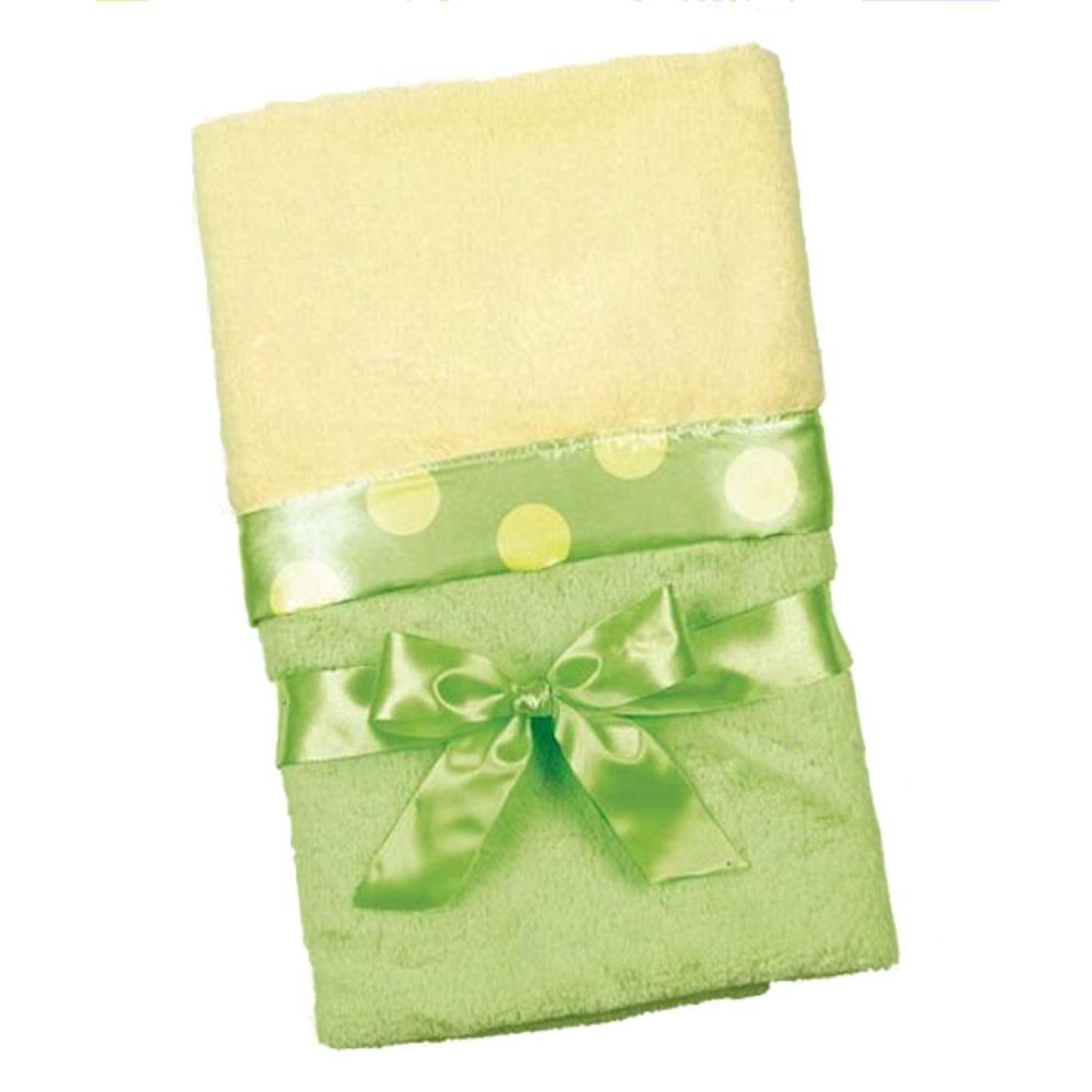 Fitzula's Gift Shop Bearington Baby Silky Soft Crib Blanket Limeade