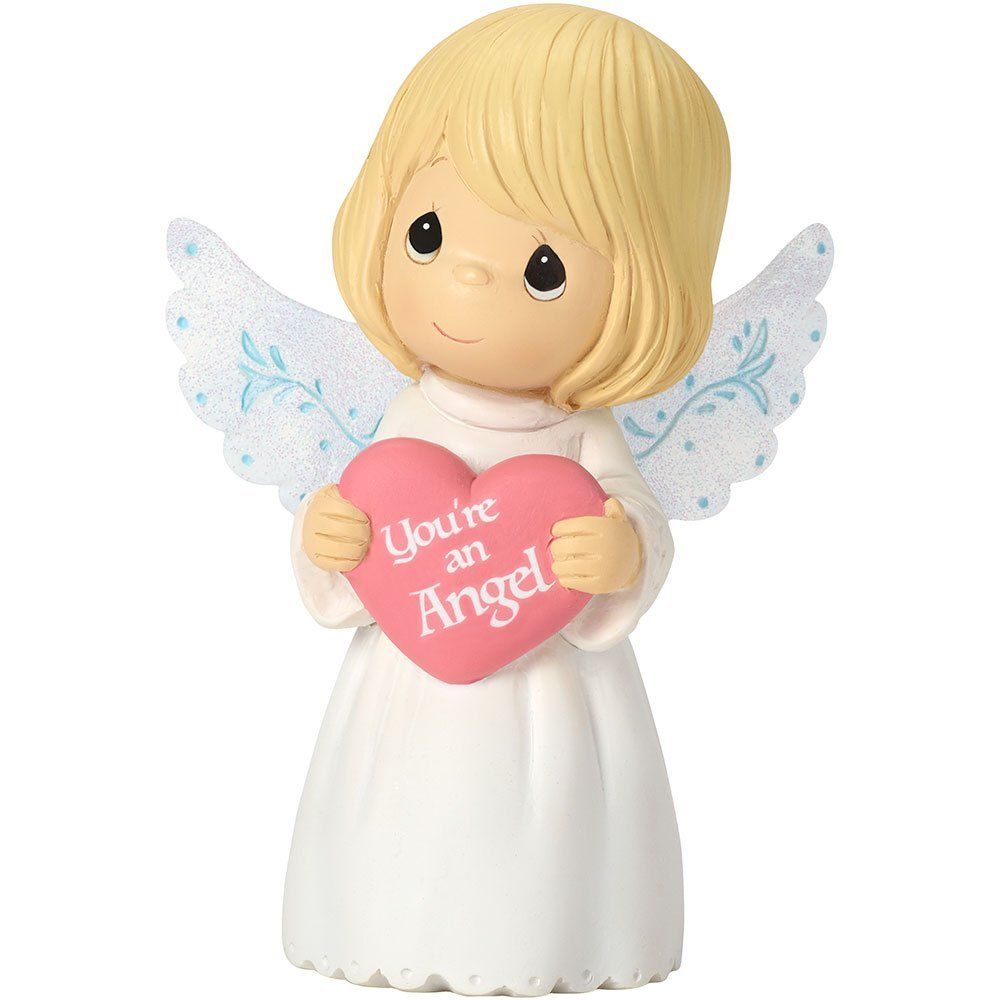 Precious Moments You're An Angel Mini Angel with Heart Figurine Fitzula's Gift Shop