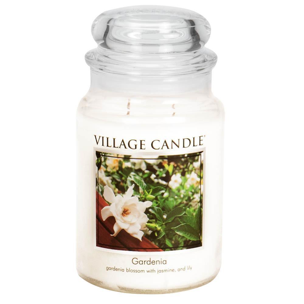 Fitzula's Gift Shop Village Candle Gardenia Large Apothecary Candle