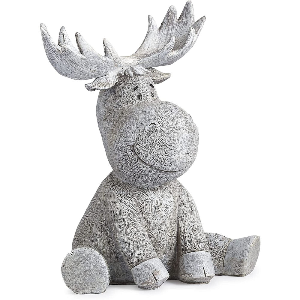 Roman Pudgy Pals Moose Garden Statue Fitzula's Gift Shop