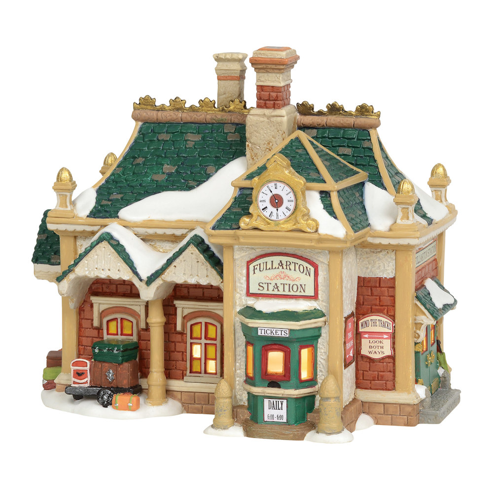 Department 56 Dickens' Village Fullarton Station Lighted Building