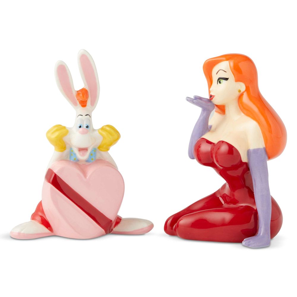 Enesco Disney Jessica and Roger Rabbit Salt and Pepper
