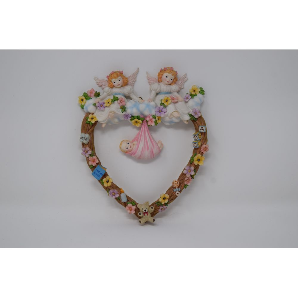 Reco International Angel Blessing Pink Wall Hanging Fitzula's Gift Shop