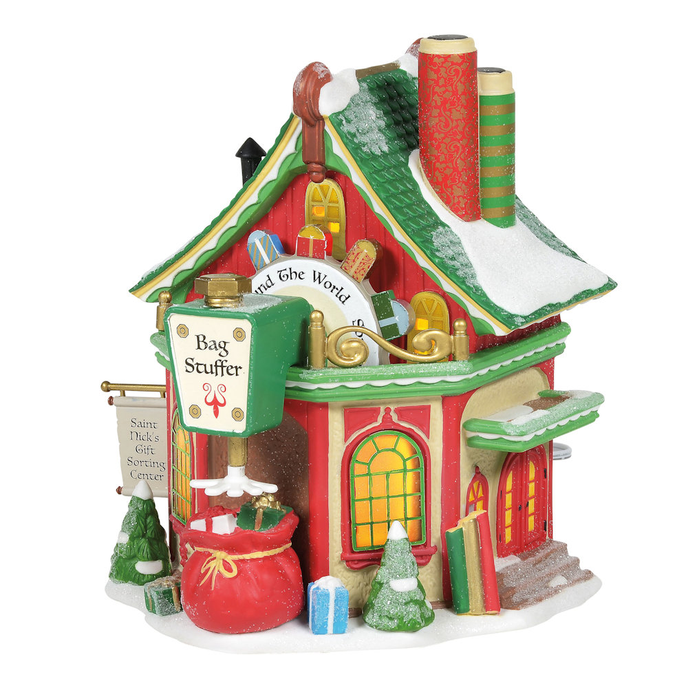 Department 56 North Pole Series St. Nick's Gift Sorting Center Fitzula