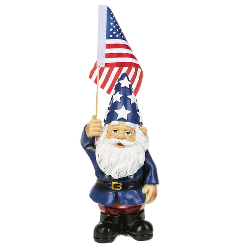 Fitzula's Gift Shop Ganz Gnome with American Flag