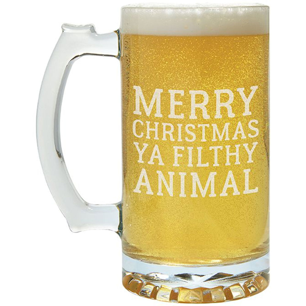 Fitzula's Gift Shop Carson Home Accents "Ya Filthy Animal" 26.5oz Beer Mug