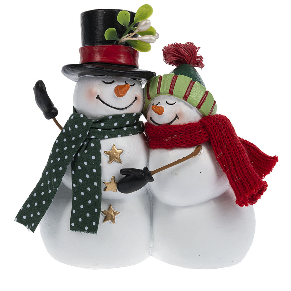 Fitzula's Gift Shop Ganz Merry Mistletoe Snowman Couple Figurine