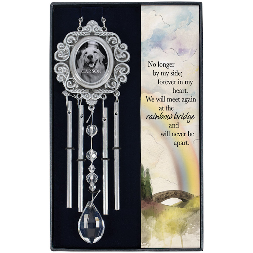 Fitzula's Gift Shop Carson Home Accents Rainbow Bridge Gift Boxed Photo Chime