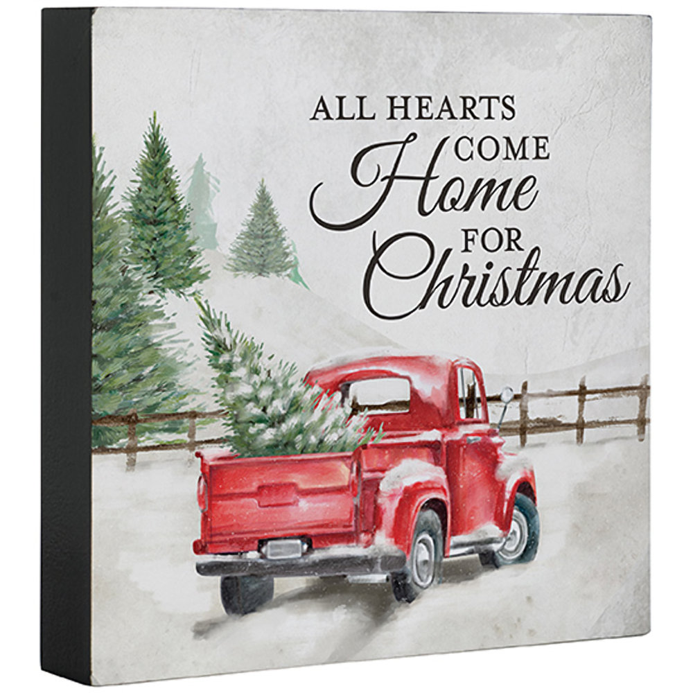 Fitzula's Gift Shop Carson Home Accents "Hearts Come Home" Square