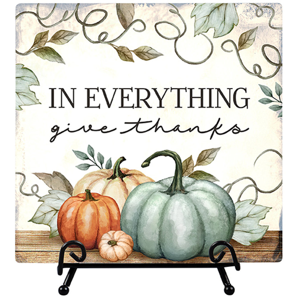 Fitzula's Gift Shop Carson Home Accents "Give Thanks" Easel Plaque
