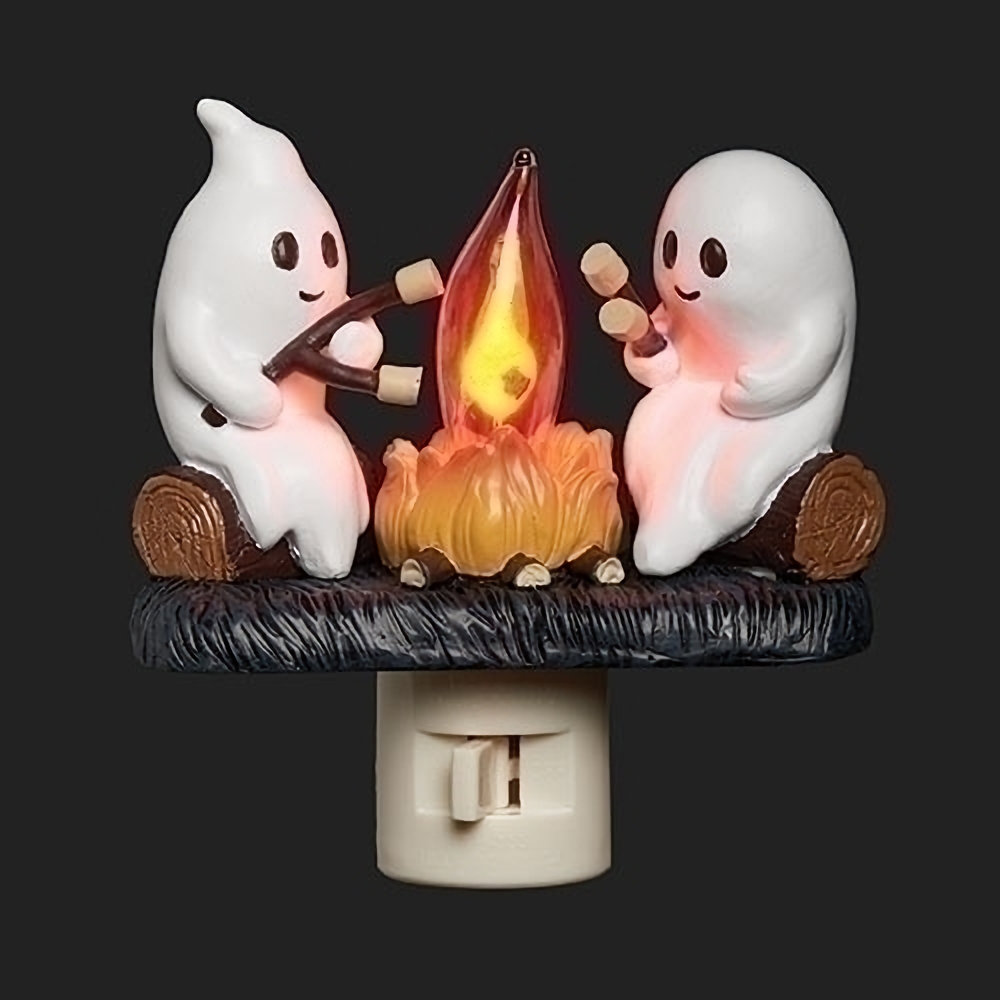 Fitzula's Gift Shop Roman Ghosts Campfire Night Light With Flicker