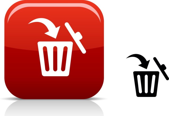 The Delete option on iPhone when you swipe left on the item you want to ... The Delete option on iPhone when you swipe left on the item you want to ...