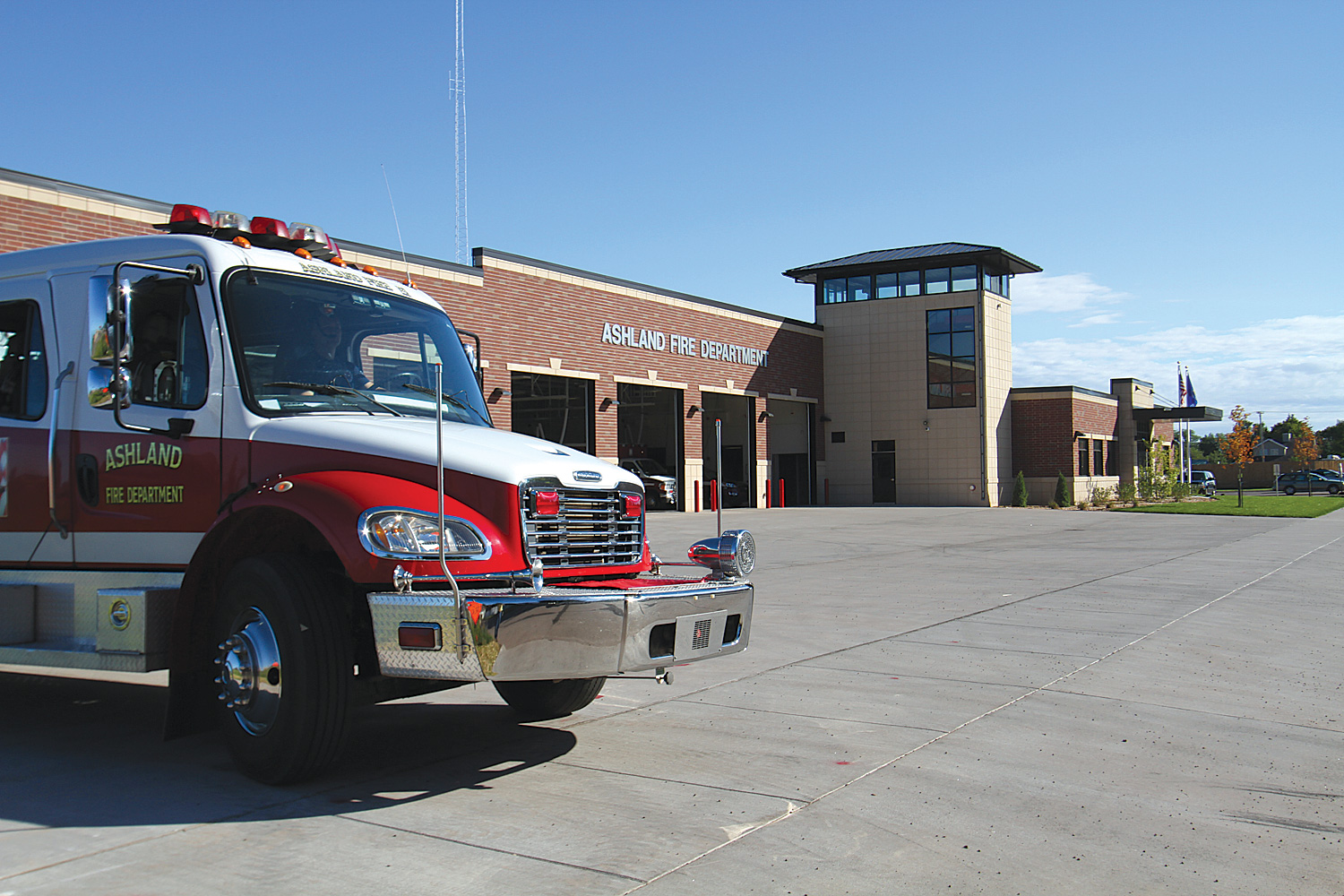 Ashland Fire Station Wendel Five Bugles Design