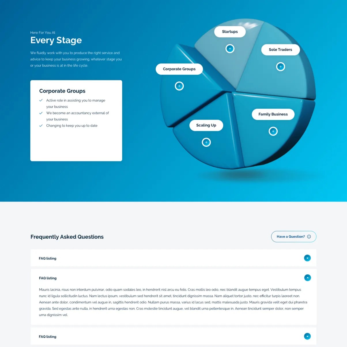 QC Accountants site Design Five by Five site Design