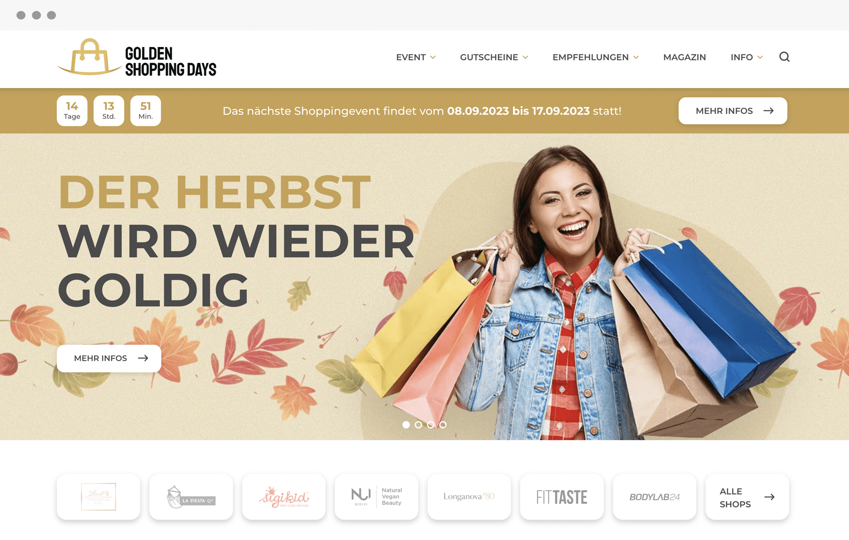 Golden Shopping Days fivecode GmbH