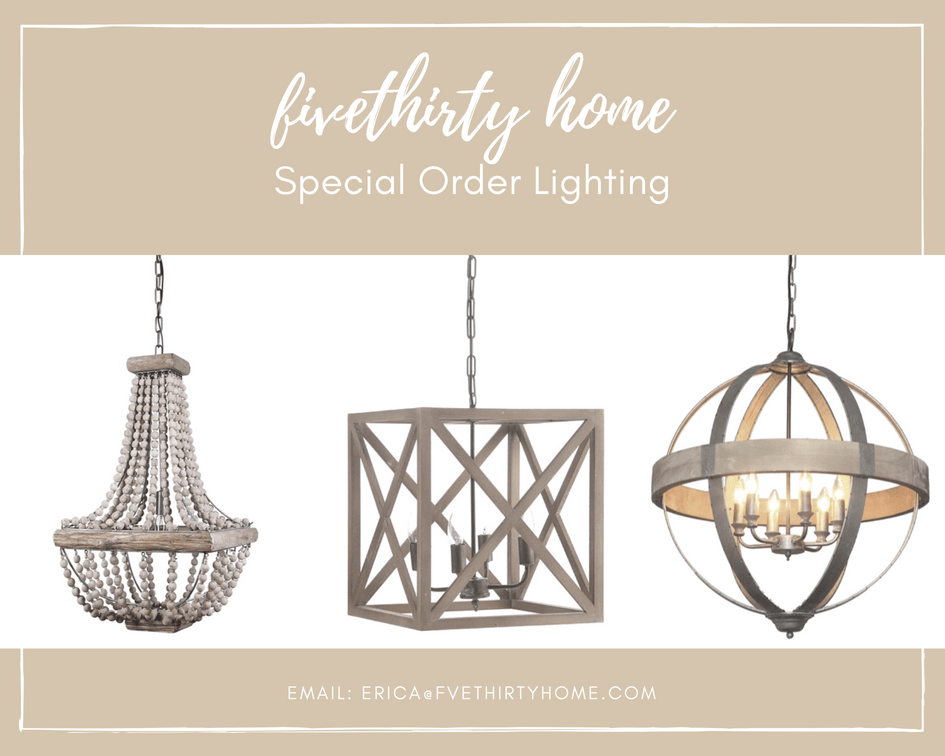 special order lighting five thirty home