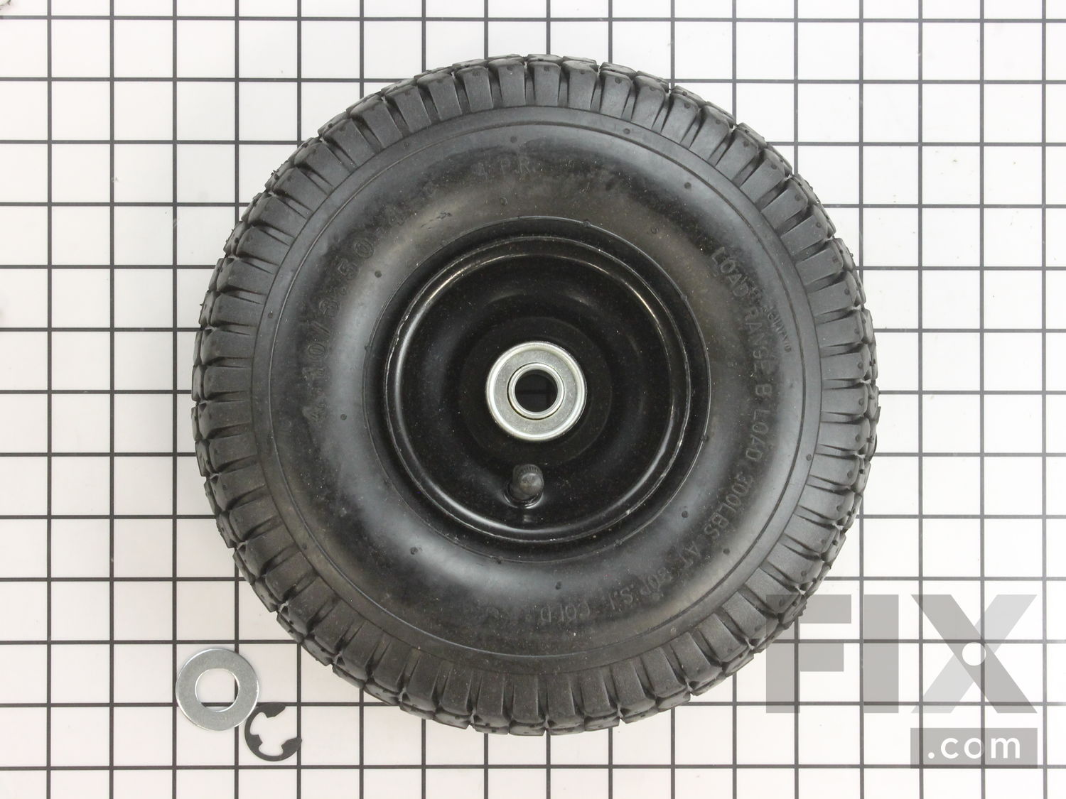 OEM DeWALT Pressure Washer Wheel Assembly. [514011251