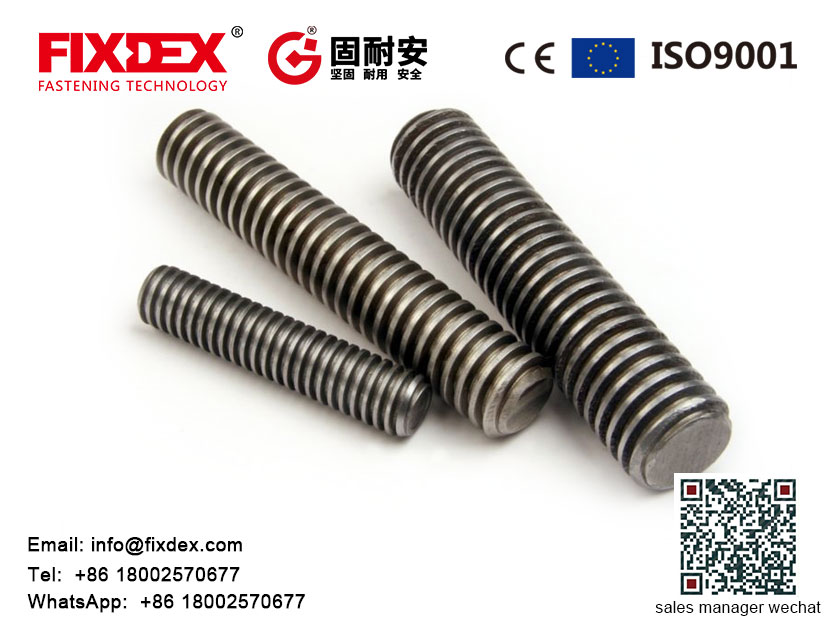 China Customized carbon steel 8mm threaded rod manufacturers and