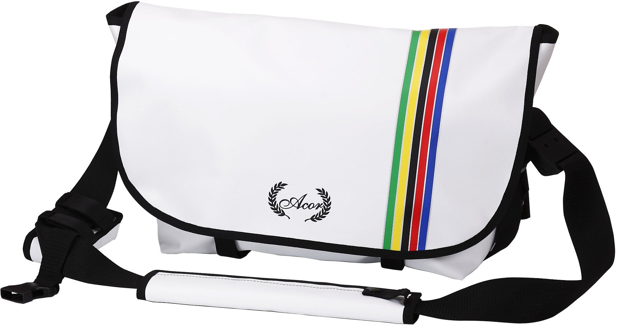 Messenger Bag White Fixed Gear Frenzy