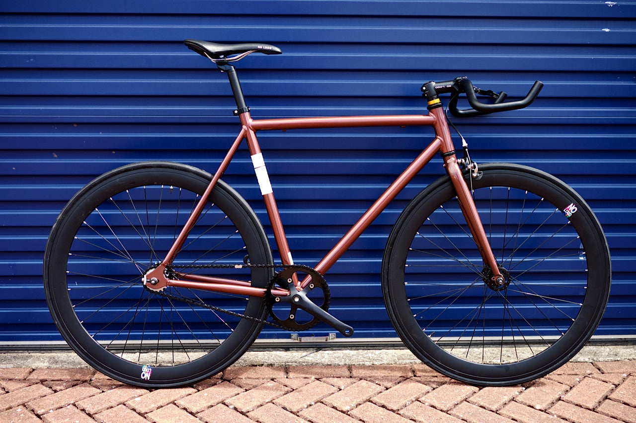 Limited Edition Copper Black Single Speed Bike Fixie/Fixed Gear Track
