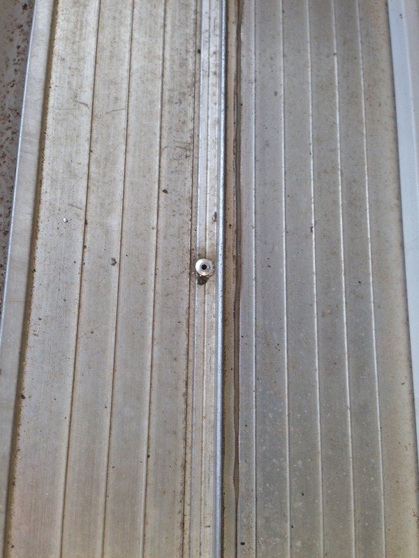 French Door Track Kit for french doors without screens