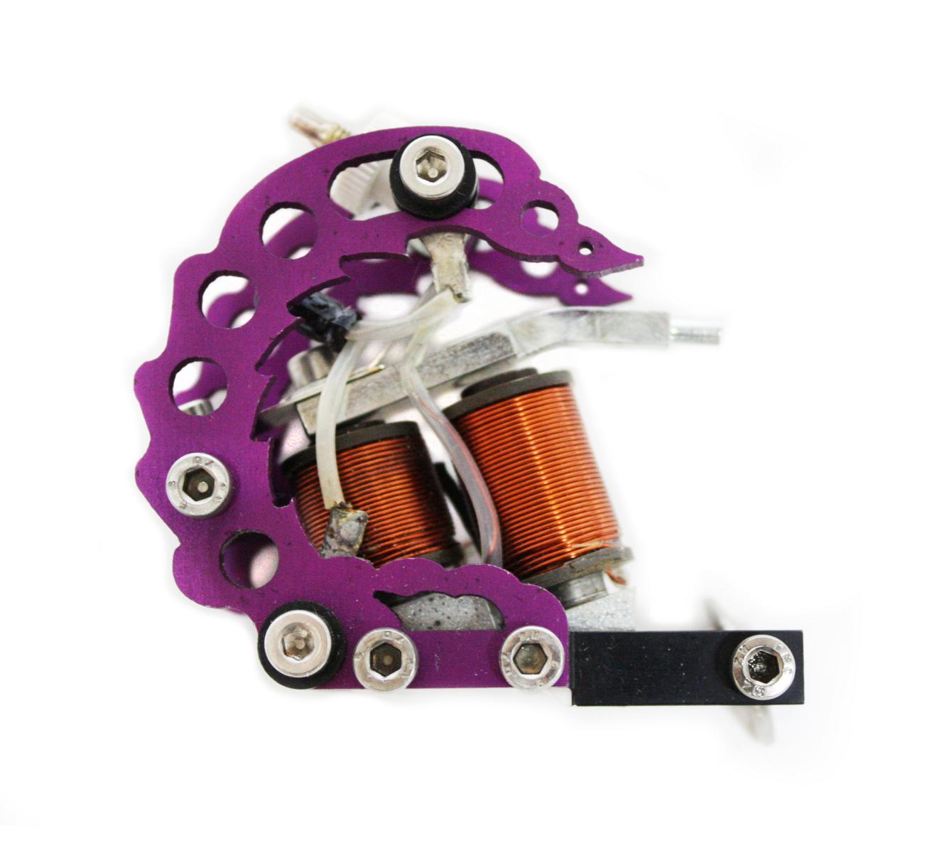 Oblique Traktor Tattoo Maschine Violet Shader151 Shader