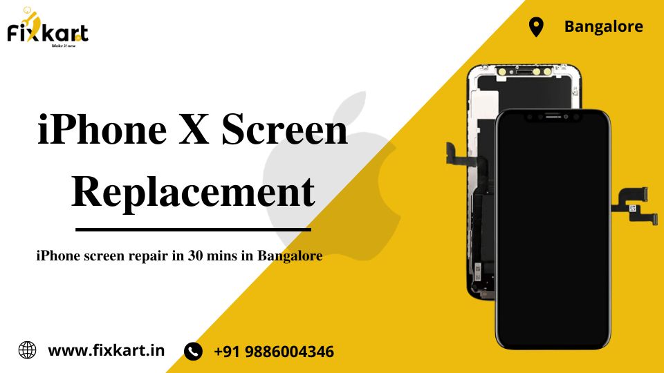 iPhone X screen replacement service by FixKart at an affordable price!
