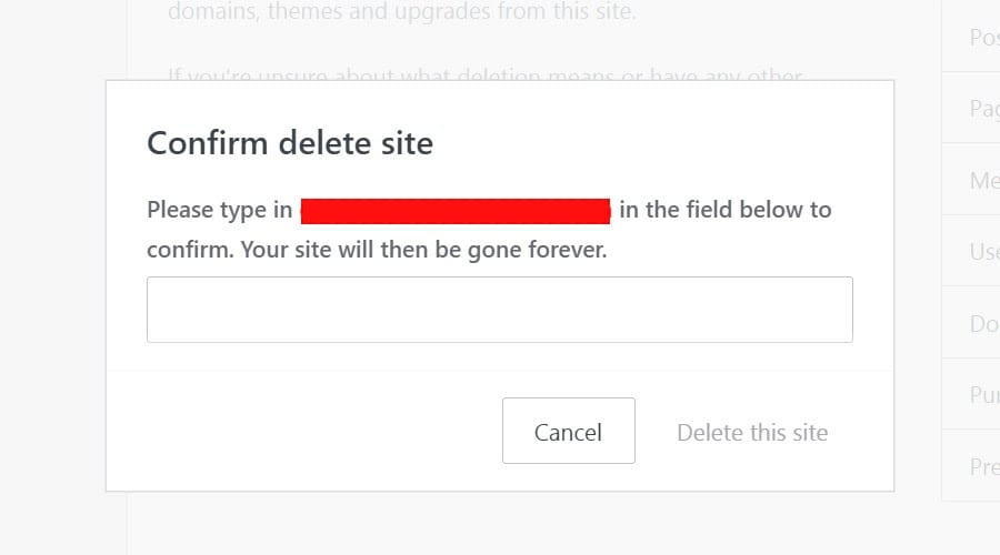 How to Completely Delete a WordPress Site Blog and Account