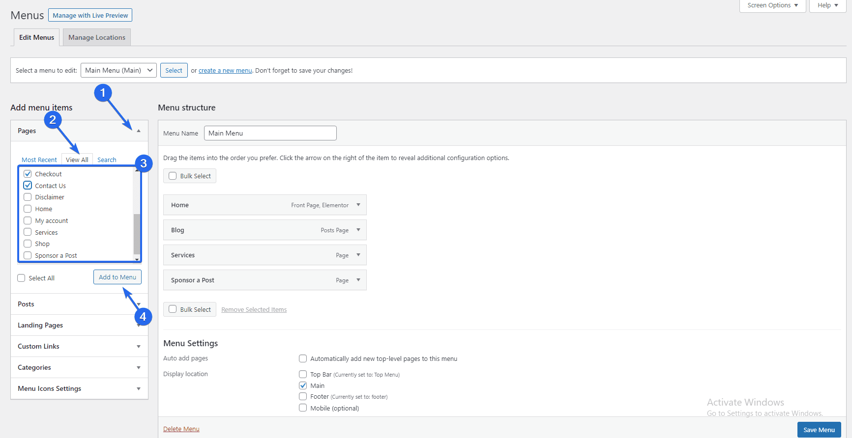 How to Change Homepage on Your WordPress site