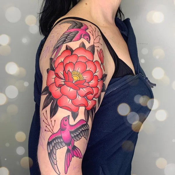 November Birth Flower Tattoo Ideas that are Vibrant and Versatile in