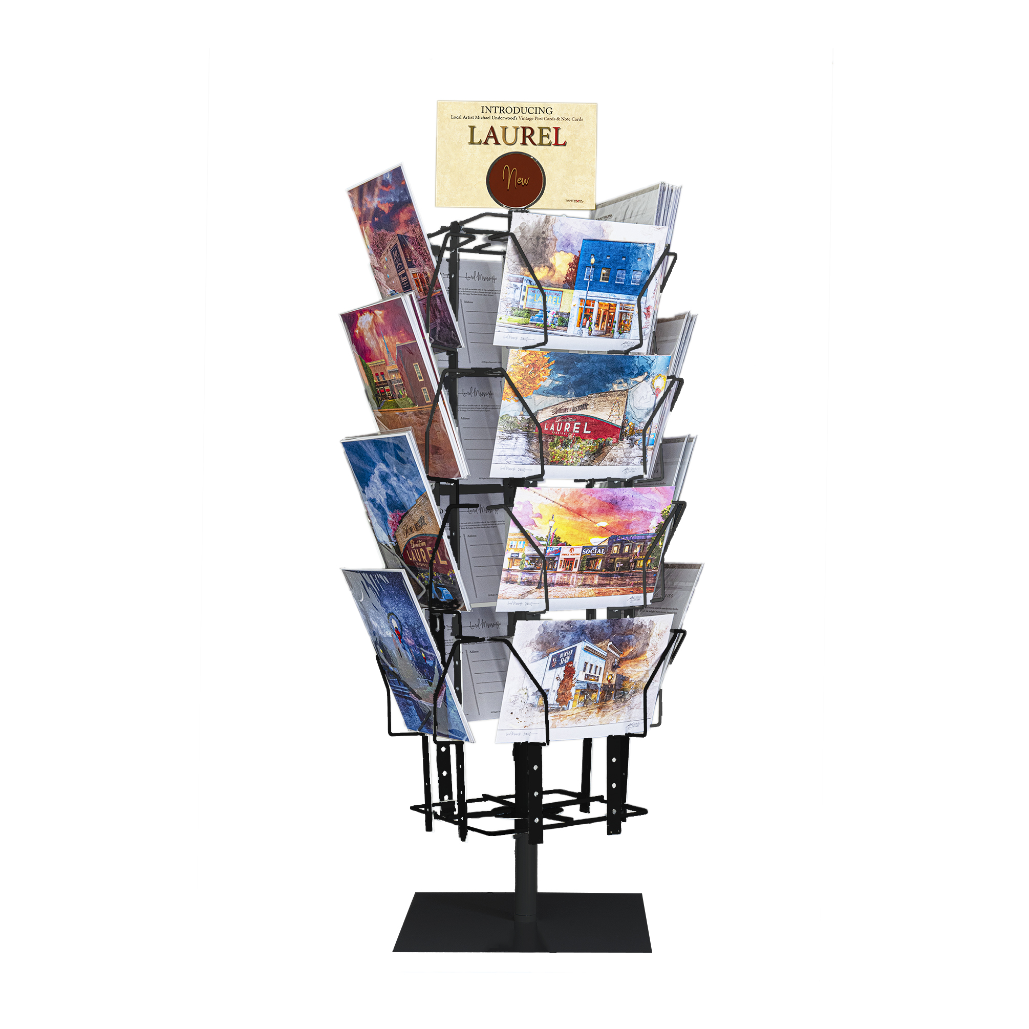 ADJUSTABLE GREETING CARD Rack Post Card Calendar Rack 74.89 PicClick