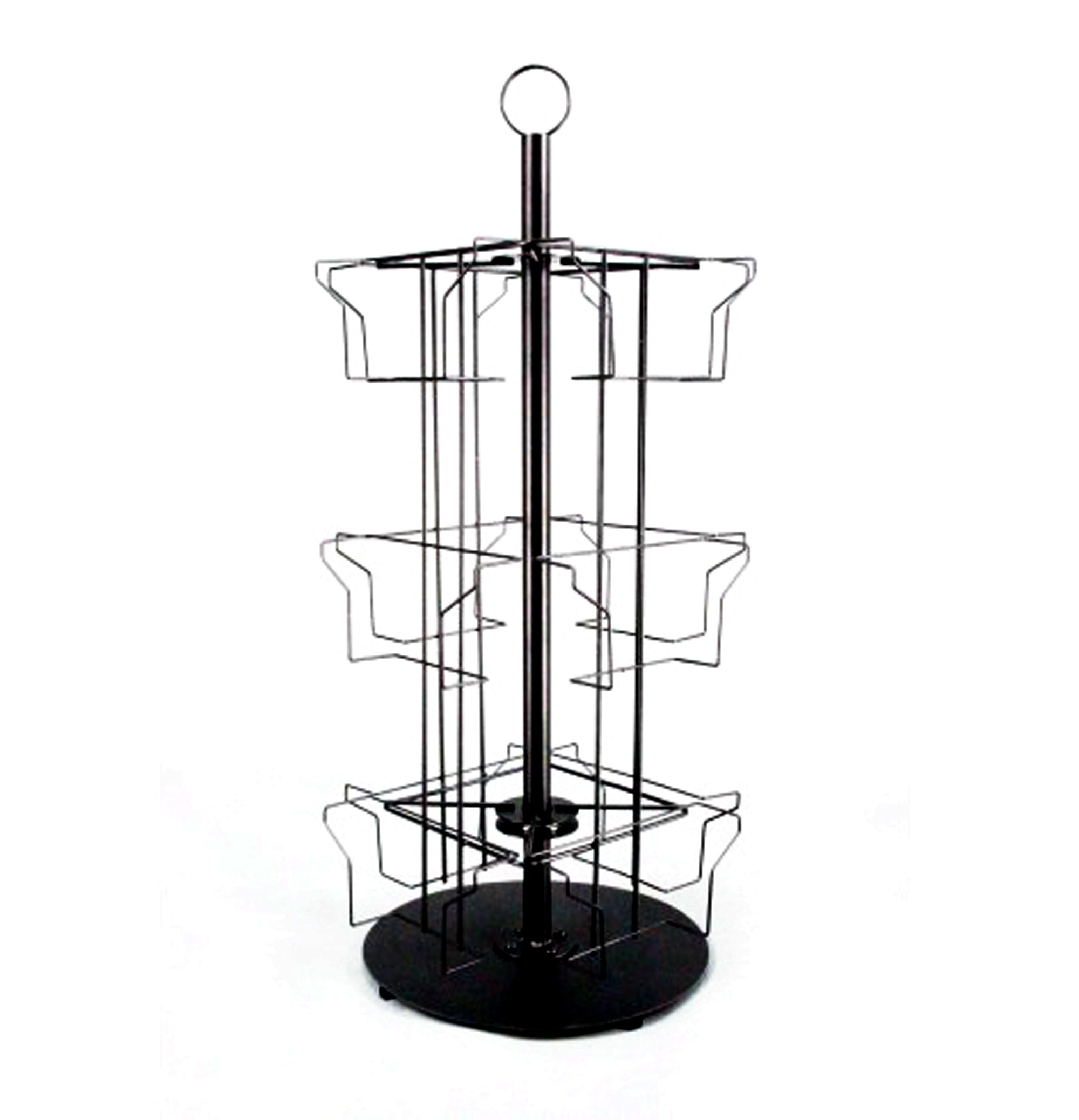 7x5 Horizontal Greeting Card Countertop Rack Spinner Card Display Stand