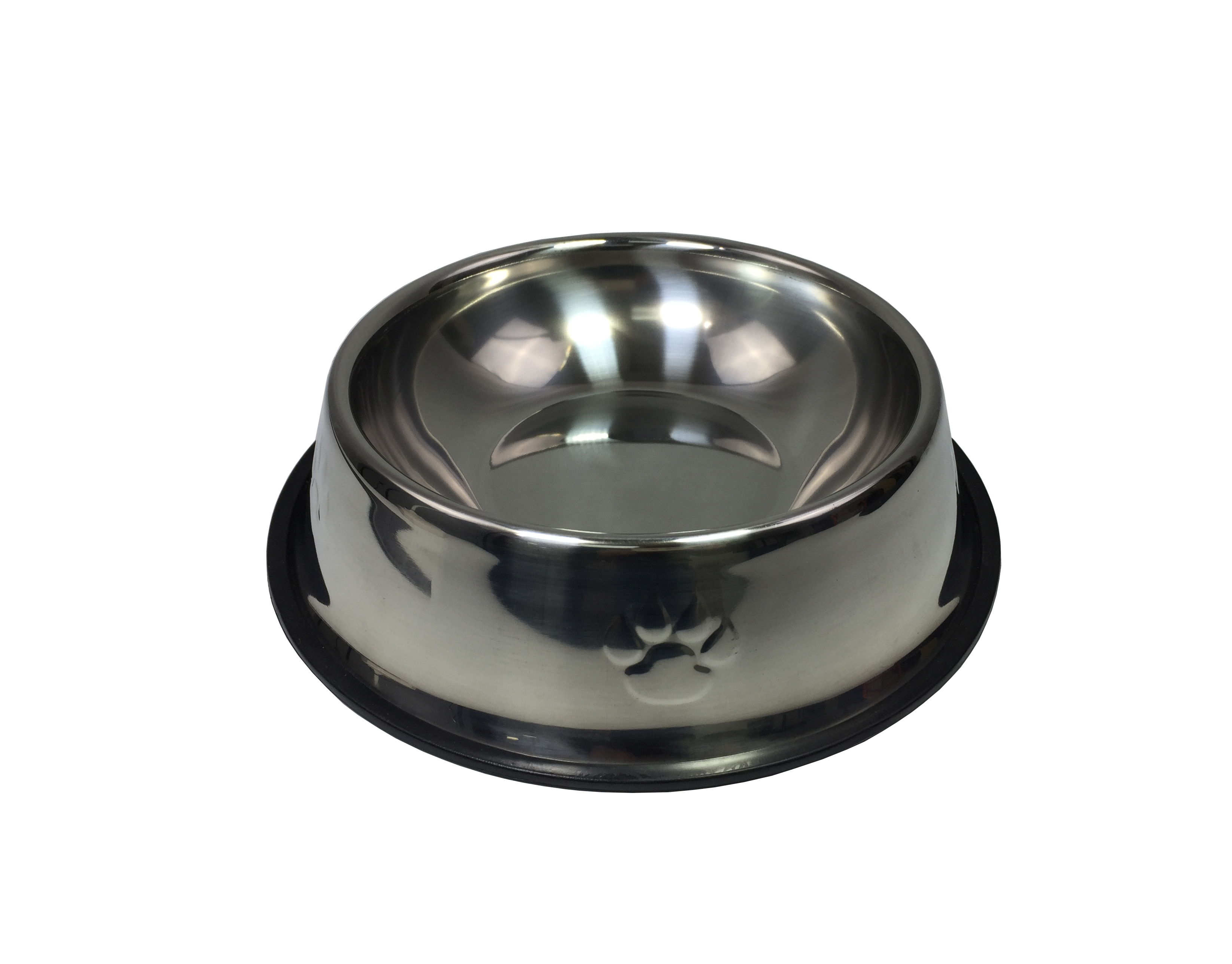 Stainless Steel No tip No Slip Dog Puppy Pet Cat Food or Water Bowl