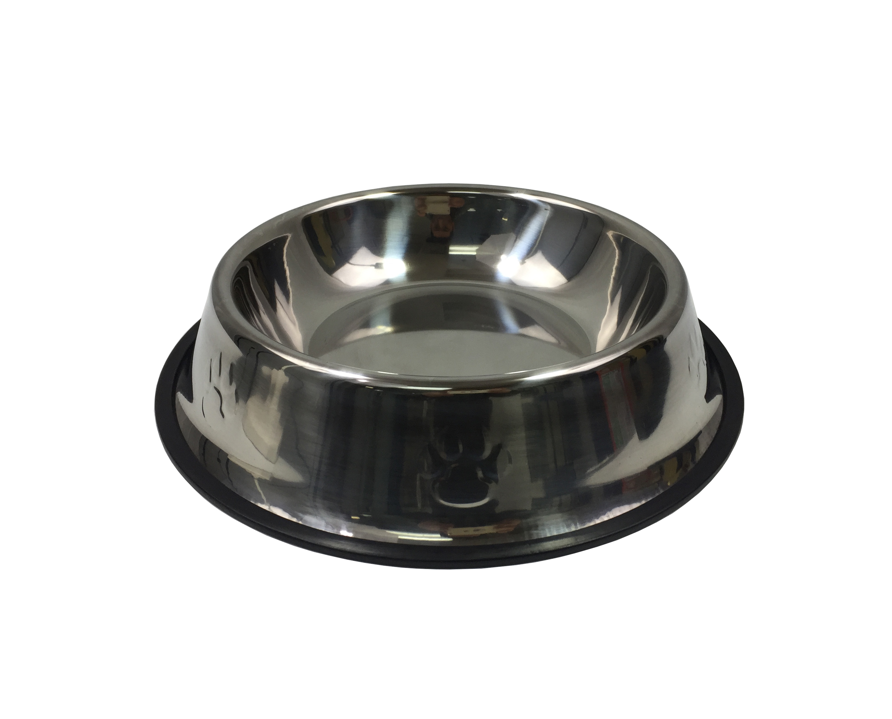 Stainless Steel No tip No Slip Dog Puppy Pet Cat Food or Water Bowl