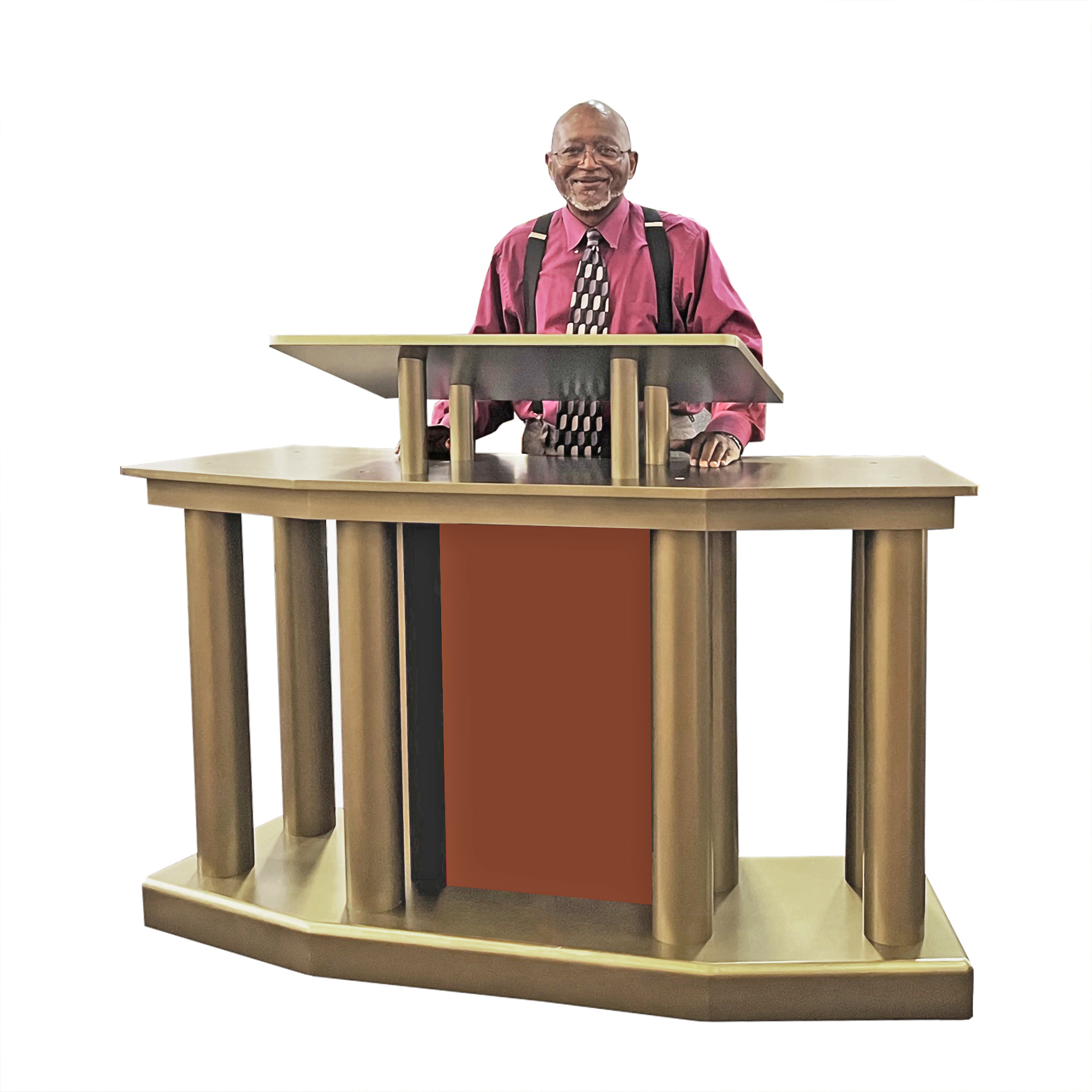 Deluxe Large Church Podium Church Pulpit Lectern Wrap Around Acrylic
