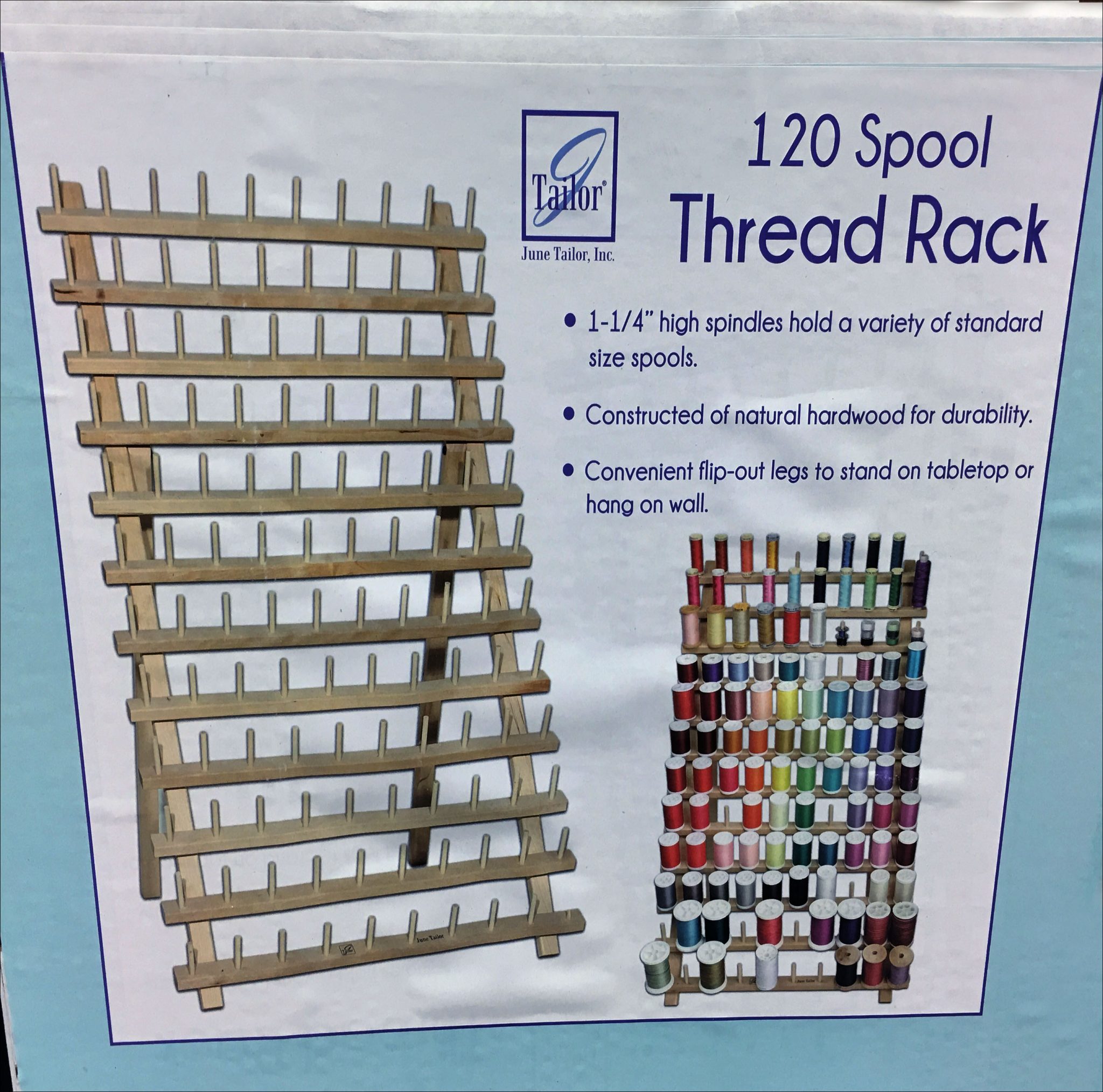 Thread Rack SelfShipper Display at JoAnns Fixtures Close Up