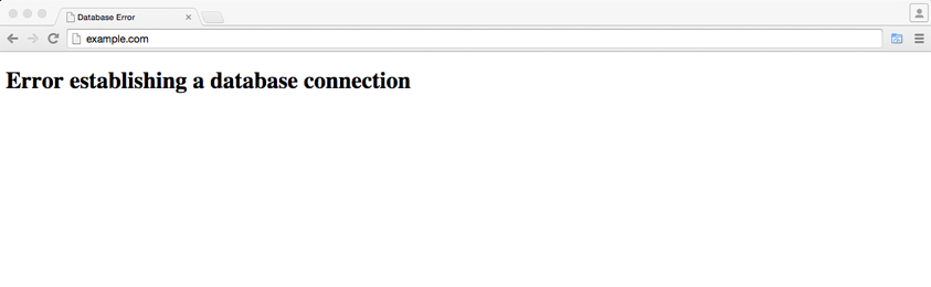 We Fix Database Connection Error in Hours Website Fixing Servces