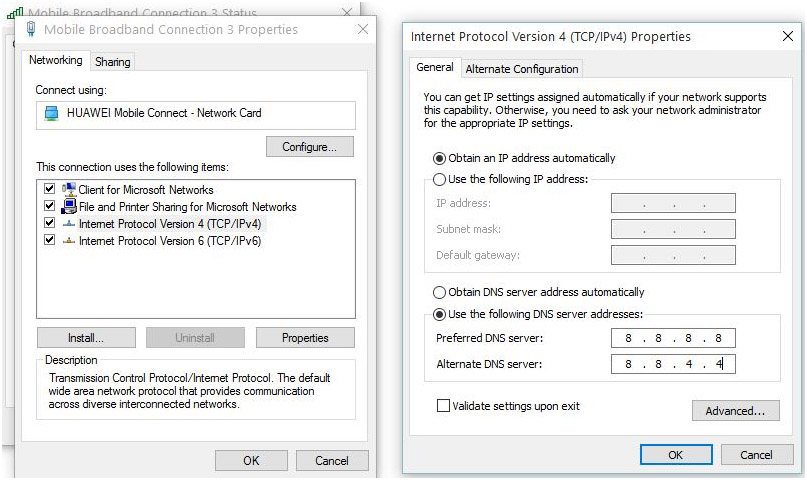 Fix DNS_PROBE_FINISHED_NXDOMAIN Error in Google Chrome in Windows 10