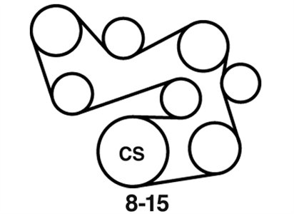 SOLVED: Need a serpintine belt routing diagram for a 2000 - Fixya