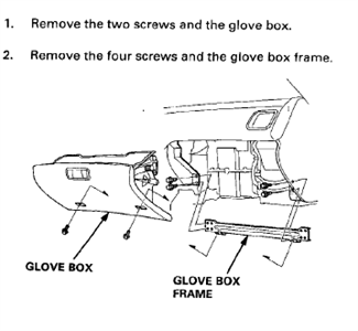How do I remove the blower motor on honda accord - 2002 Honda Accord