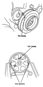 99 honda 2.3l balance shaft timing marks -Fixya