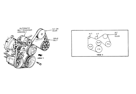 Ford 1992 belt diagram f 250 - Fixya