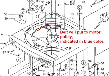 Solution for:"Turntable belt the belt just..." - Fixya